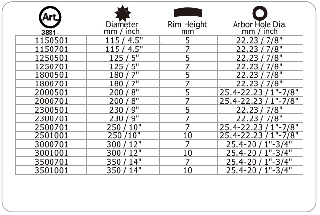 Hot Pressed Ceramic & Tile Cutting Diamond Saw Blade