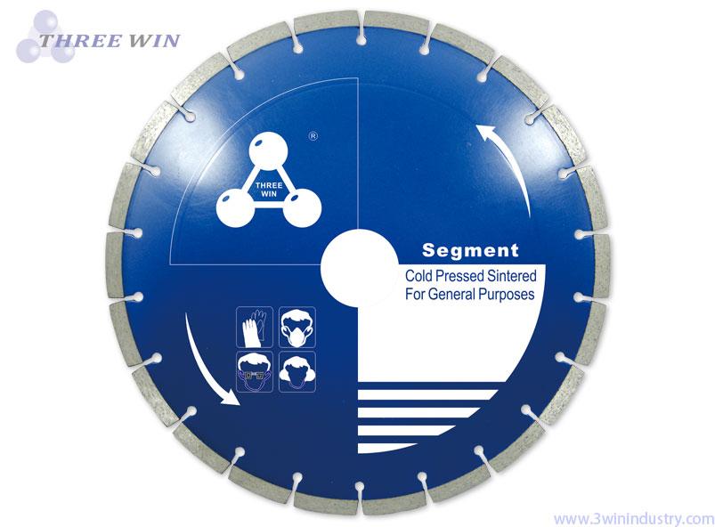 3870 SERIES DIAMOND SAW BLADE SEGMENTED